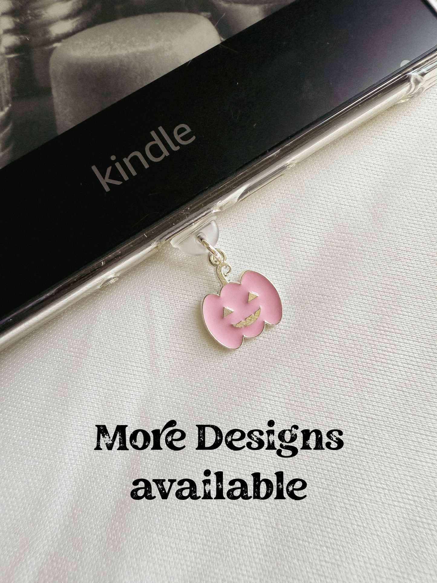 Halloween Kindle Charm Kindle Dust Plug Charm Kindle Accessories USB-C Dust Plug Charm Ipad Charm Bookish Gift Bookish Merch Dust Plug Book lover Gift