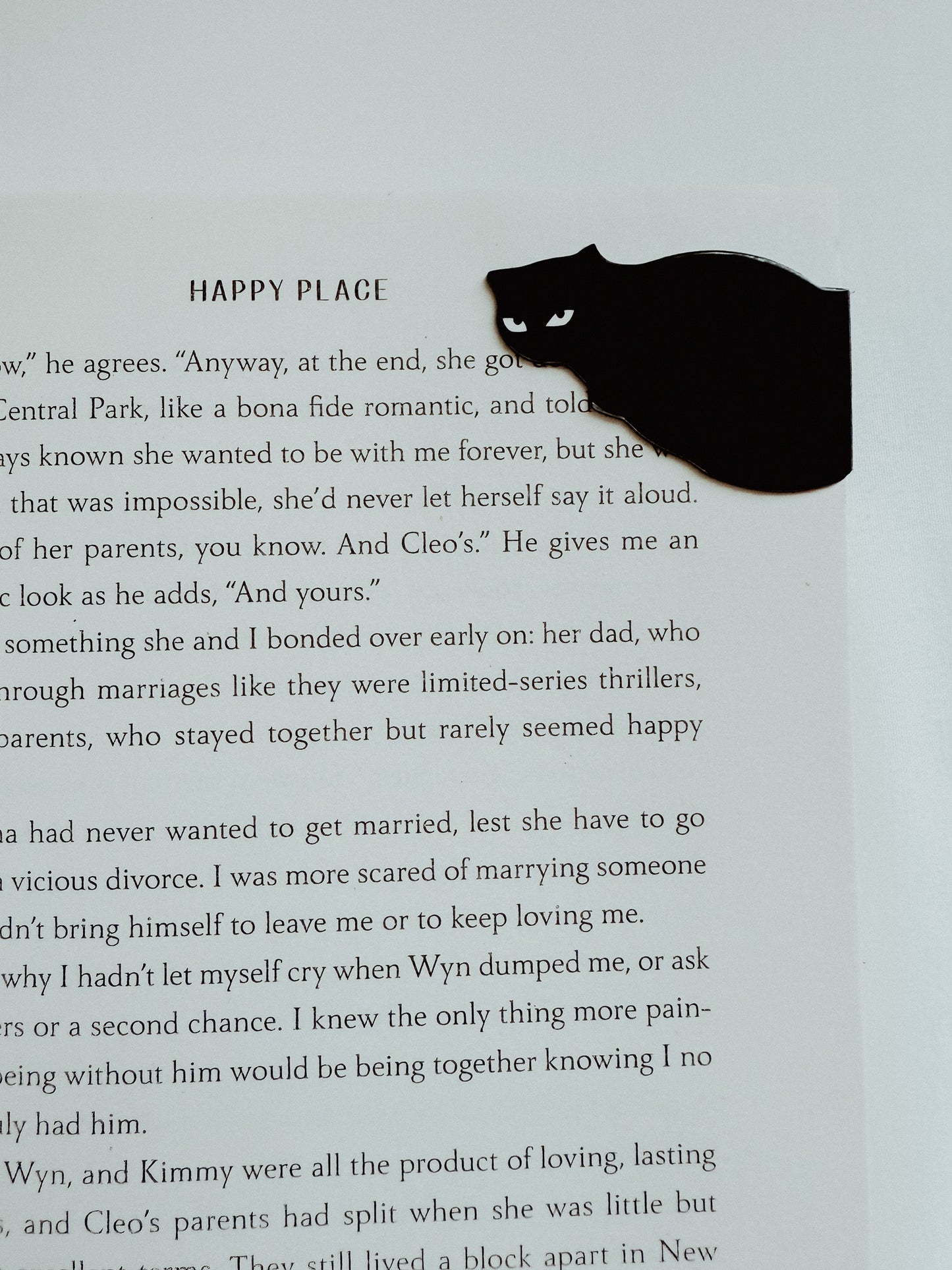 Black Cat Magnetic Bookmarks