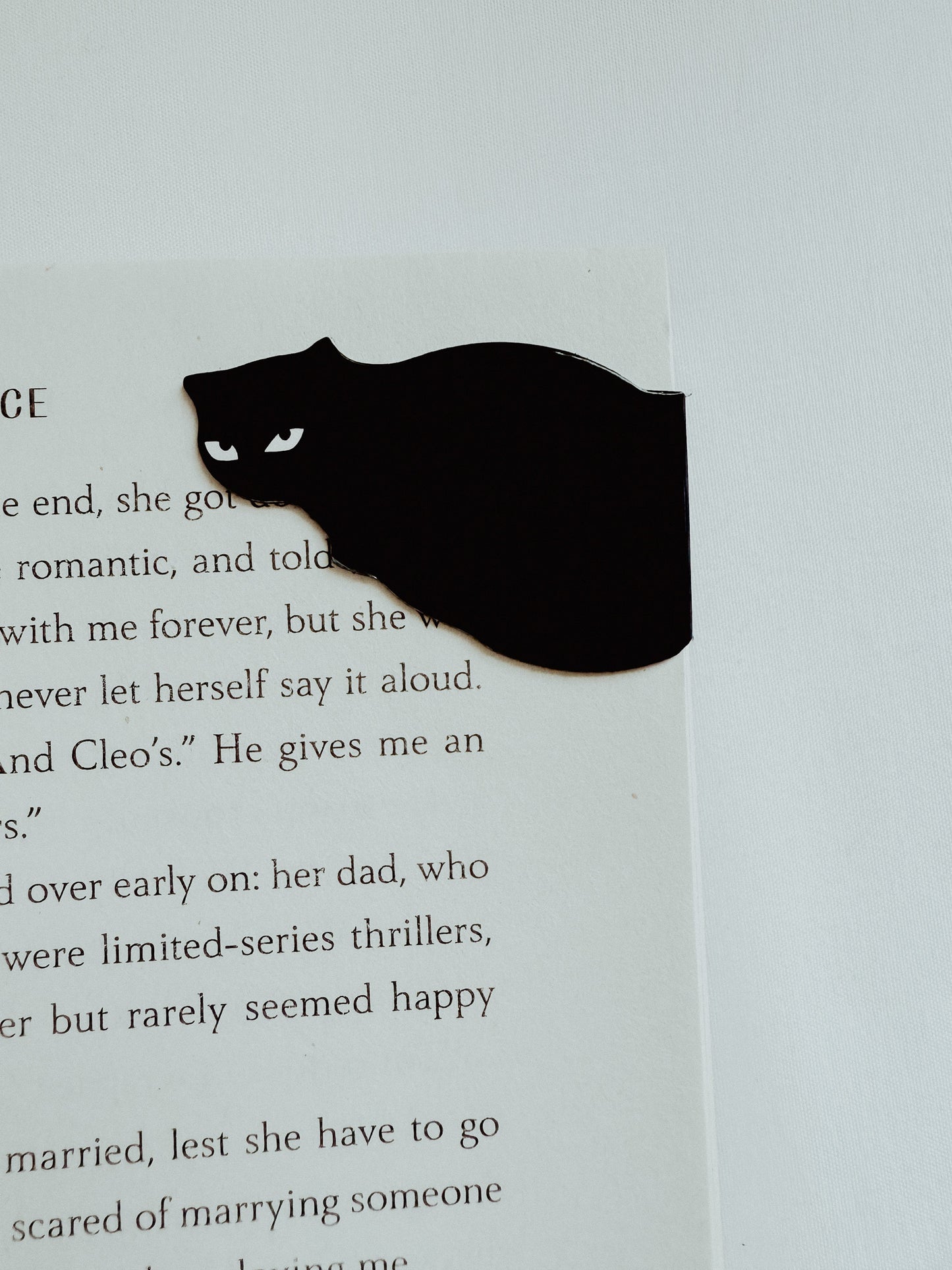 Black Cat Magnetic Bookmarks