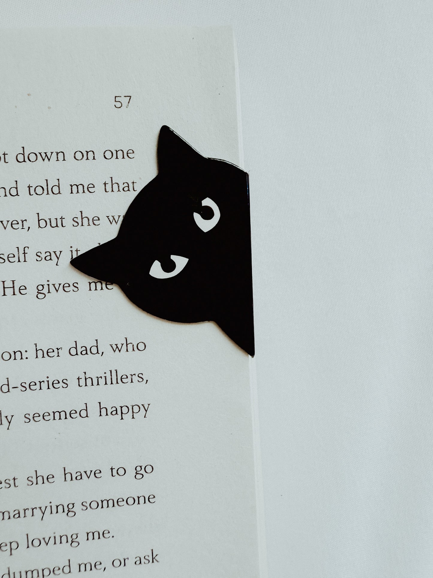 Black Cat Magnetic Bookmarks