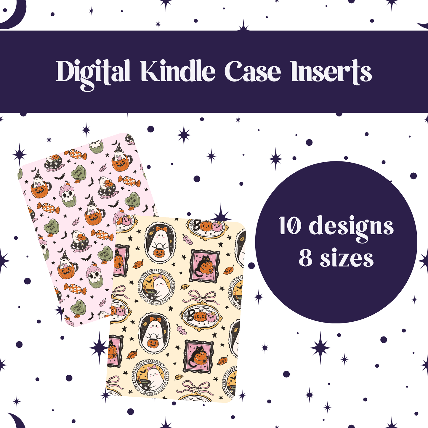 Halloween Kindle Inserts Digital Bundle