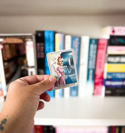 The Unhinged Mom Holographic Sticker