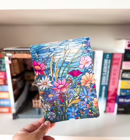 Stained Glass Design Kindle Case Insert Floral Stained Glass Kindle Insert