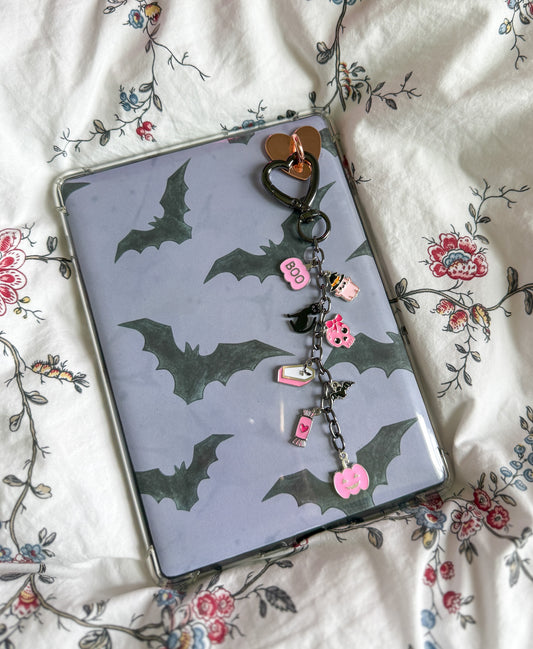Halloween Themed Kindle Chain (Pink Pumpkin)