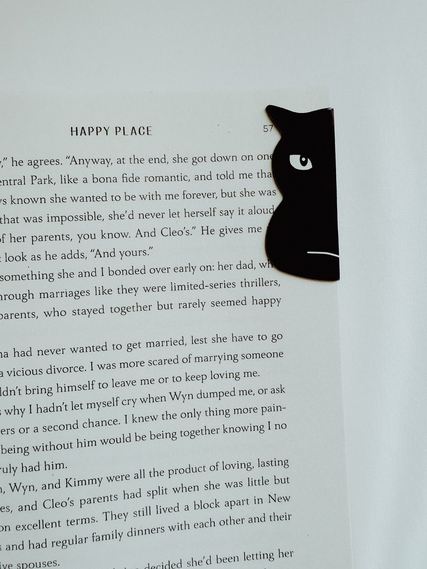 Black Cat Magnetic Bookmarks
