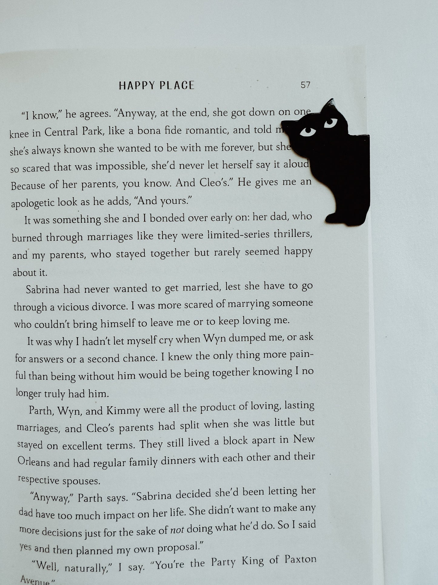 Black Cat Magnetic Bookmarks