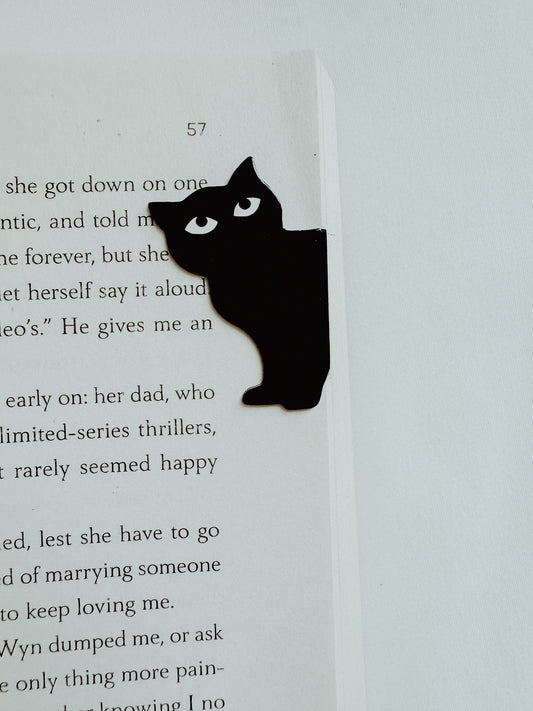 Black Cat Magnetic Bookmarks