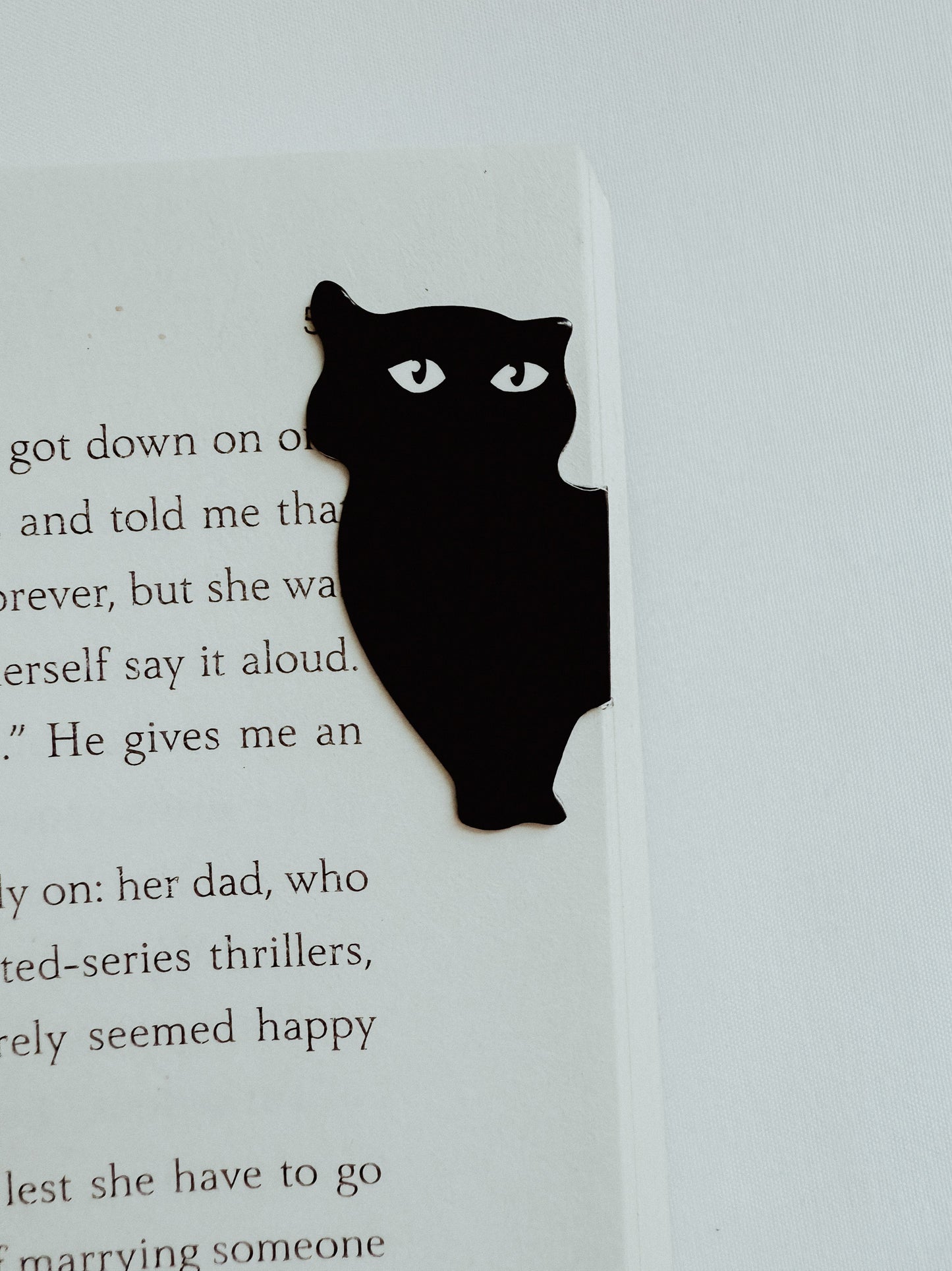 Black Cat Magnetic Bookmarks