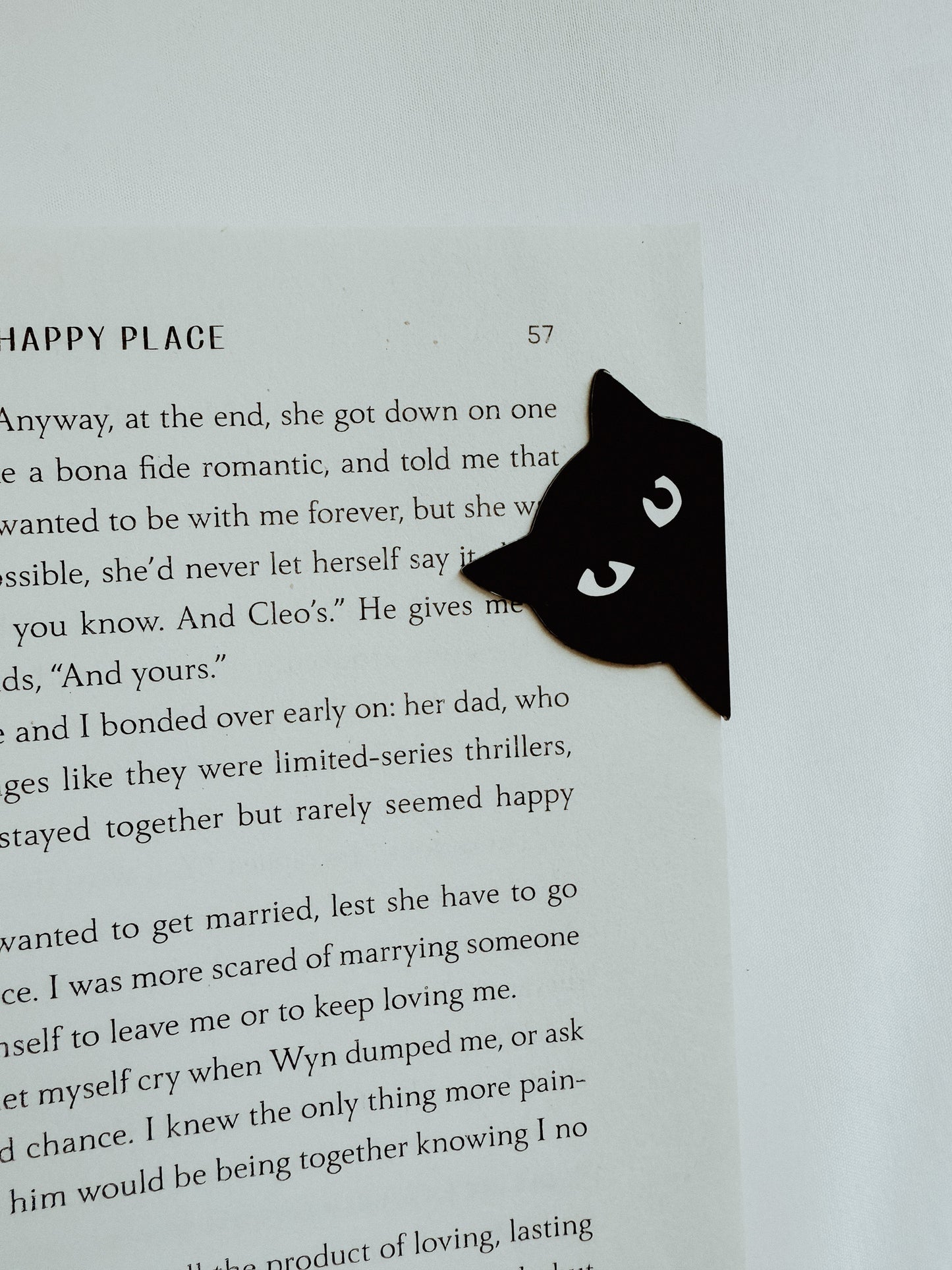 Black Cat Magnetic Bookmarks
