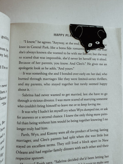Black Cat Magnetic Bookmarks