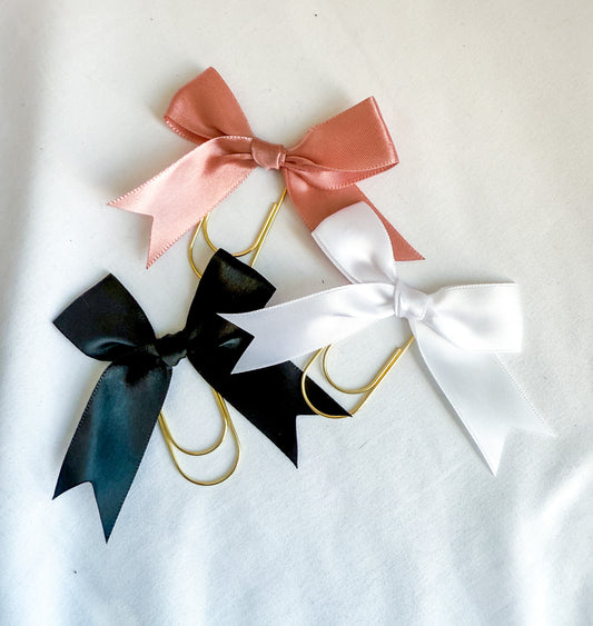 Bow Paperclip Bookmark