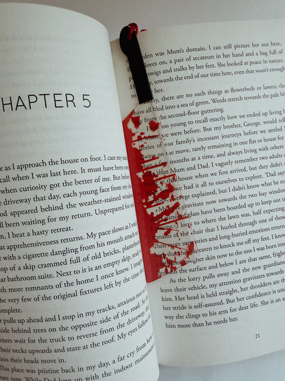 Horror Weapons Clear Acrylic Bookmarks