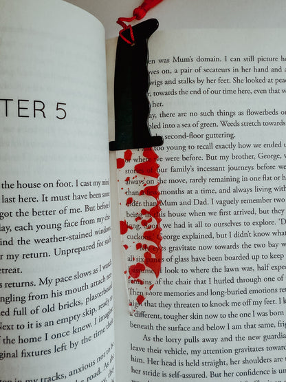 Horror Weapons Clear Acrylic Bookmarks