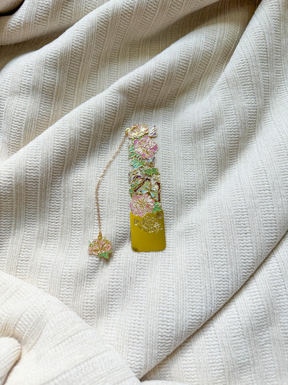 Floral Metal Bookmark