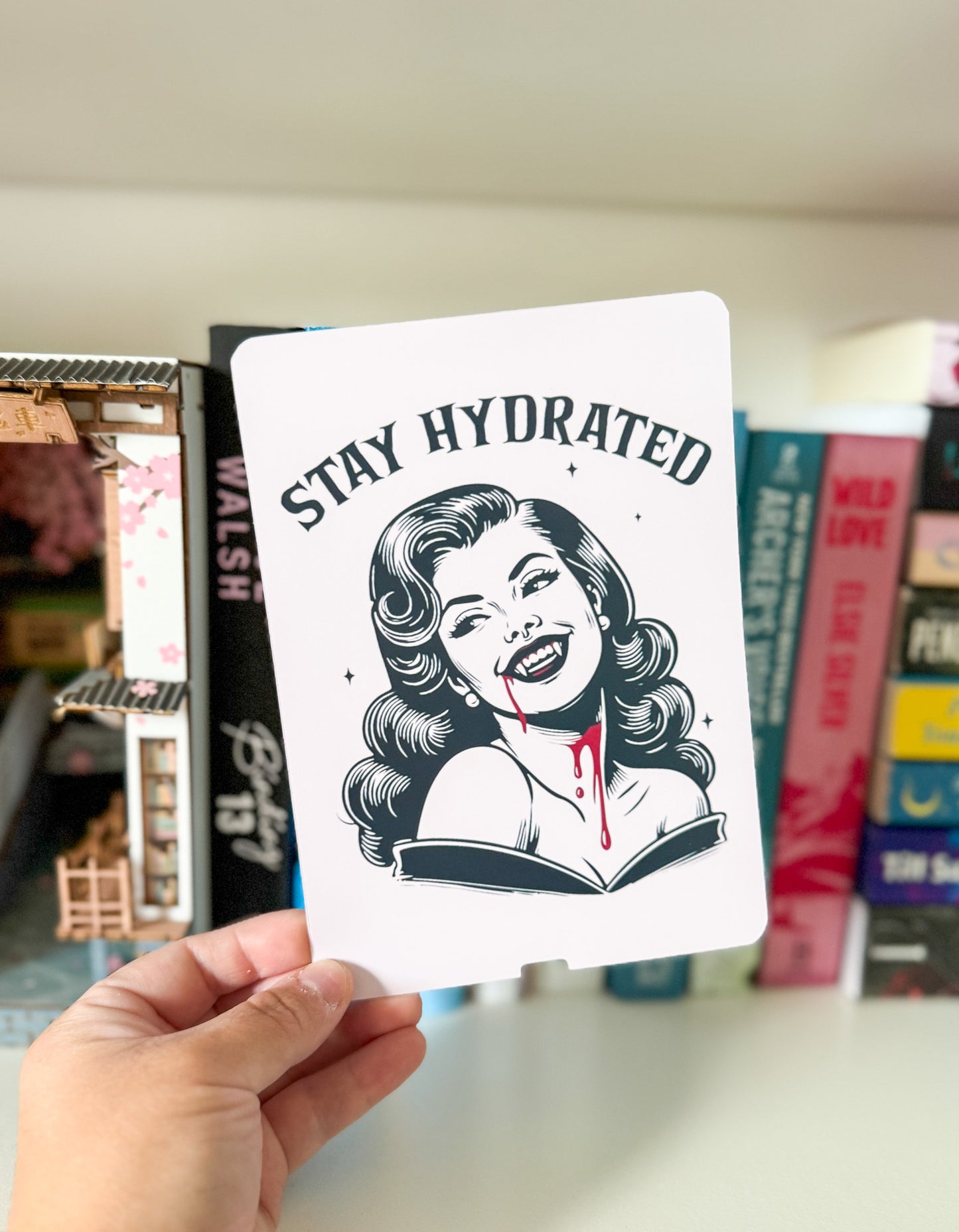 Stay Hydrated Vampire Kindle Case Insert