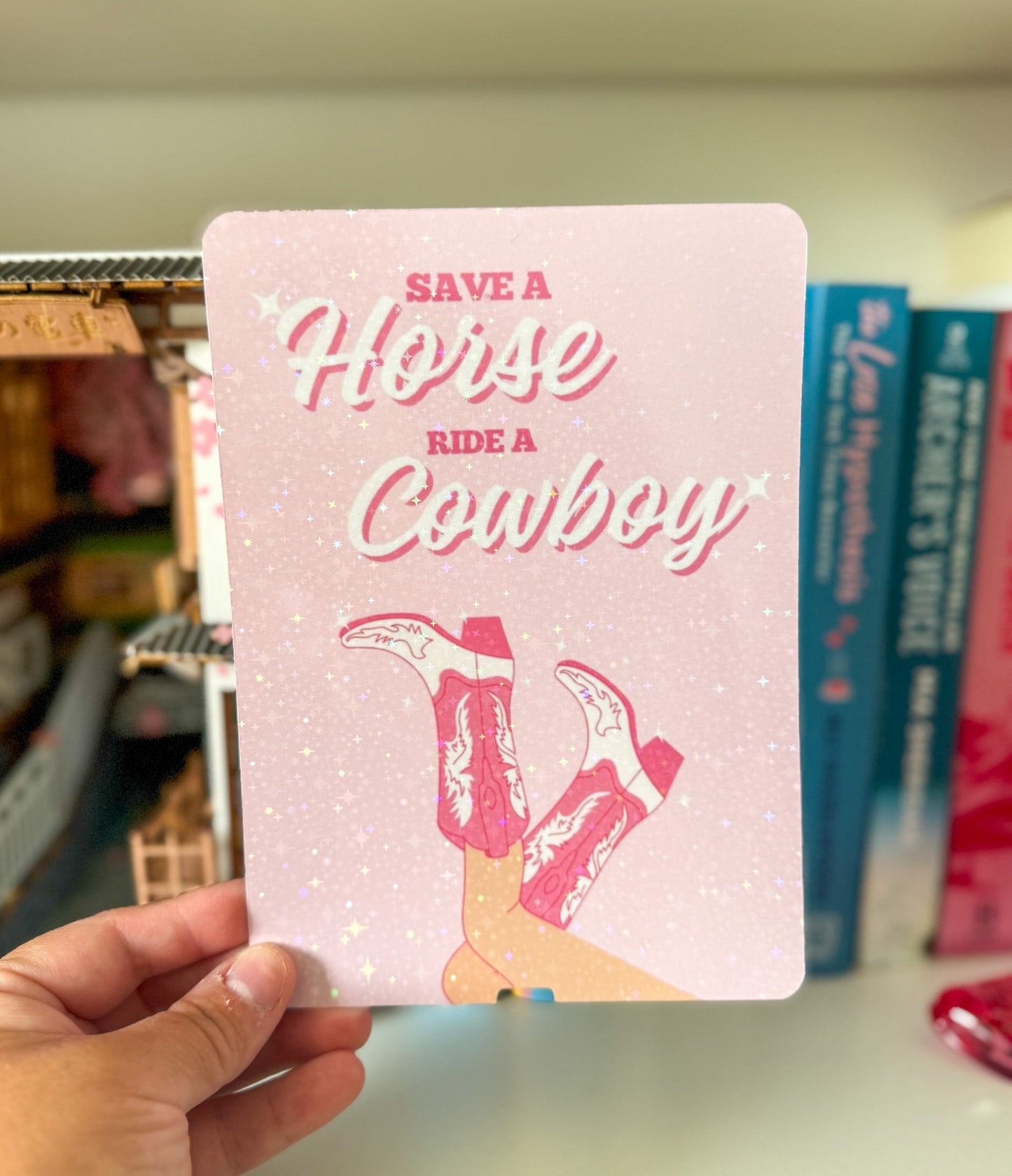 Save a Horse Ride a Cowboy Kindle Case Insert